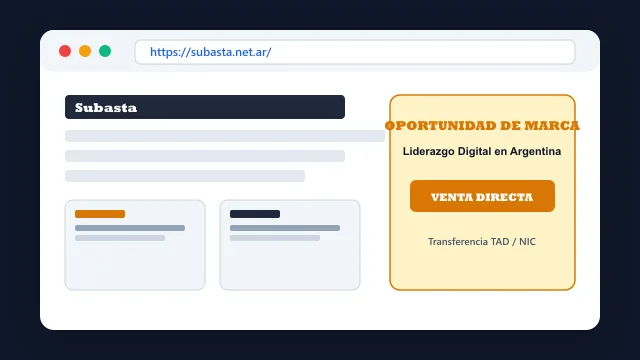 Modelo de aplicación comercial y proyectos digitales para subasta.net.ar